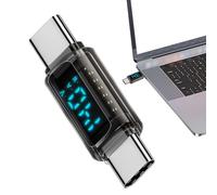 Type C Extension Adapter - Ultra-Fast 40Gbps thunderboltss 4 Compatibility, 140W Rapid Power Delivery + LED Indicator, Reinforced Nickel-Plated Ports | Perfect for Steam Deck & duals 4K Monitor