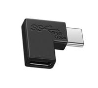 Type C Female Adapter, Male to C Female Adapter - 10Gbps 90 Degree Extension Data Transfer Adapter Coupler,Plug and Play Device Supplies