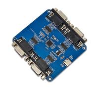 Type C Four Channel RS232 Converter Board with Mounting Holes Activity Lights for Automation Diagnostics Embedded Platform Commissioning Technical Projects Embedded Communication Hardware Repair