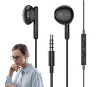 Type C In-Ear Headphone - HD Wired Earphone with Volume Control | Mobile Sound Accessory for Mobile Phone, Computer, Laptop, Digital Audio Player, Pad