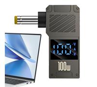 Type C Laptop Charger Adapter, Laptop Charger Adapter | Type C 100W Type C to DC Charger Connector Adapter with Digital Display,Converted