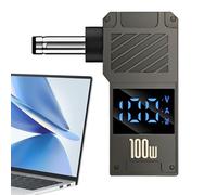 Type C Laptop Charging Adapter, Laptop Charger Adapter - DC to 100W Digital Type C to DC Charging Adapter - Portable Plug Converter for