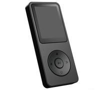 Type-C MP3 Player with Bluetooth-5.0, Portable Walkmen for Music, Video, FM Radio, E-Book, Lossless Audio, 1.77 inch Display, 128GB Expandable Storage(Black)