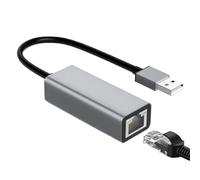 Type C Network Adapter, USB Ethernet Extension, Internet Wi-Fi Connector, Broad Device Compatibility, Portable/Wide Application Black/Gray For Streaming, Working