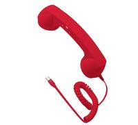 Type C Phone Cord Retro Handset Physical Call Button Ergonomic Grip Design Direct Plug Connection for Clear Conversation Phone Handset