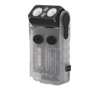 TYPE-C Rechargeable 1100mAh Clip with Atmosphere Lampshade, 100m, IP67 Waterproof, 57g Lightweight, 69x38x16mm Compact Design