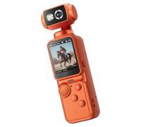 Type C Rechargeable Action Camera, O | Rotating Lens, Fill Light, Autofocus Video, Compact Body for Outdoor Stories