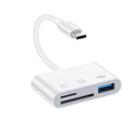 Type C SD Card Reader for Samsung Galaxy S25Edge S24Ultra S23FE S22 S21 S20, USB C Memory Card Reader for Android High Speed 3.0 Digital Camera Adapter for iPhone 16 15 Pro Max/Plus, MacBook, iPad Pro