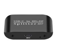 Type C Splitter | USB C to Double Adapter,Portable Multi-Function Stable Gadget for Laptop Computer Desktop Devices