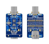 Type-C Tail Test Board BL-804 for Mobile Phone and Tablet, USB-C Charging Fault Detection with Bend Test Design, 3 dB Bandwidth, Compatible with CC1/CC2 Line Resistance Measurement (Black)