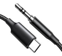 Type C to 3.5mm Audio Aux Cable, USB C to Aux Cord for Car, USBC Headphone Jack Male Cord Car Auxiliary Cable USB C for Apple iPhone 16e 16 Pro Max, Android Samsung Galaxy Google Pixel Speaker Wire