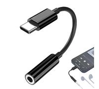 Type C to Audio Jack Adapters - 3.5mm Earphone Connector, Aux Cord Adapter for Smartphone Tablet | Studio Recording Music Playback DJ Game Headset Car Stereo Input Conference Calls