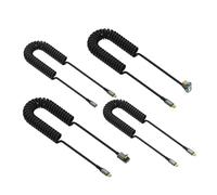 Type-C to C Spring Coiled Cable Support 20Gbps Data Transfer 8K@60Hz Display USB 100W Fast Charging Cord for Car Mobile Phone(C male To C male LT)