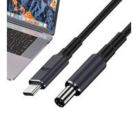 Type C To DC Charging Cable Long-Lasting Universal Black Charging Cable | 140W for Home, Dormitory, Working Place, Apartment
