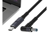 Type C To DC Converter Cable 180cm, Portable, Long-Lasting, Universal | Nylon for Home, Dormitory, Working Place, Apartment