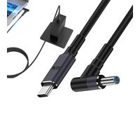Type C To DC Converter Cable 180cm, Portable, Long-Lasting, Universal | Woven for Home, Dormitory, Working Place, Apartment