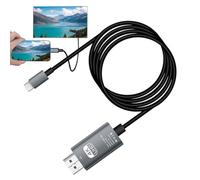 Type C To HDTV Adapter, USB C To HDTV Cord, 4K60Hz Converter Cord for Classroom Teaching Conference Room Presentations Home Entertainment Setup