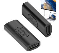 Type C to Type C Adapter 8K, USB Adapter 40Gbps - 40Gbps 240W C Adapter for Computer - Fast Charging and Streaming for Home, School, Business Travel, Camp
