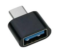 Type C to USB 3.0 Adapter Black, USB-C 3.1 Male OTG A Female Data Connector Converter, High Speed 5Gbps, Durable Compact Universal