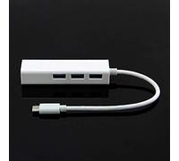 TYPE-C to USB * 3+100M Network Card RJ45 Supports 100M Network Backward Compatible with 10M Plug and Play Driver-free USB3.0 High-speed data transmission Network Cable Converter Network Adapter HUB
