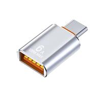 Type C to USB Adapter - High Speed Connector, Portable Data Transfer Converter | Compact Travel Adapter for Smartphones, Portable Type C Adapter USB C Converter for Cell Phones