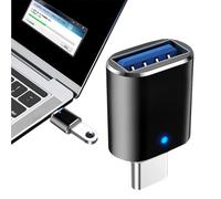 Type C to USB Adapter | USB 3.0 Adapter | Adapter Side by Side Male to USB 3.0 Female Typec Adapter for Keyboard, Mouse, U Disk, Cell Phone, Tablet, Car, 3/4 Type C