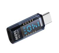 Type C to USB Adapter with LED Display: Master Your High Speed Data, 8K to 60Hz Ultra HD Video Converter, 100W PD Power Monitoring + 10Gbps , Compact Fit