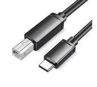 Type C To USB2.0 Square Port Printing Cord 0.5mm Wire Diameter Quick File Line Easy Connection For Fax Machine High Speed Cord