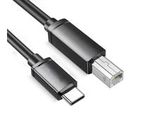 Type C To USB2.0 Square Port Printing Cord 0.5mm Wire Diameter Quick File Line Easy Connection For Fax Machine High Speed Cord