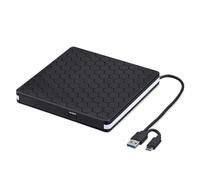 Type C/USB 3.0 External DVD Drive CD Player DVD-RW Player CD-RW External Optical Disk Drive Recorder Burner(White border)