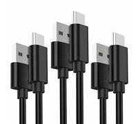 Type C USB C Fast Charger Charging Lead For Xiaomi Redmi Note 11 Pro, 11T Pro, Xiaomi 11T, Mi 11 Lite 5G, Mi 11 Lite, Poco F3, Poco X3 Pro, Note 10 5G, Note 10S, Mi 10T 5G, Mi 11 Ultra (3M, Black)