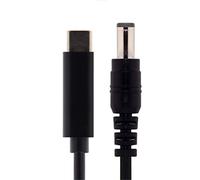 Type C USB-C Input to Rectangle 5.52.1mm Power PD Charge Cable for Laptop Notebook