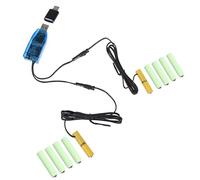 Type C USB To 1V-24V AM4 LR03 Battery For Remote Control Flashlight LED Lamp Telephone Toy Toothbrush Battery Holder For Flashlight
