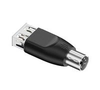 Type C USB to for 2 Adapter Converter Wide Compatibility for Connecting Computer Hosts Featuring Quick Installation Adapter