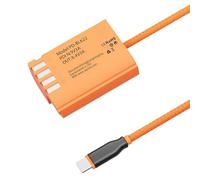 Type C Virtual Battery Adapter for Professional Cameras 8.4V 3A Output Works with Compact Digital Cameras and Advanced Models Dummys Battery