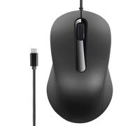 Type-C Wired M Ouse, Smooth & Precise Control, 10.9x6.5cm, Plug Play M Ouse, Mice Wired, Silent Anti-Slip Ergonomic Accessories, For Men Women Desktop Game School Offices Home