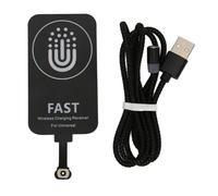 Type C Wireless Charging Receiver, 10w 5v/2a Ultra Thin Fast Wireless Charger Adapter, Compatible with All Type C Port Smartphones
