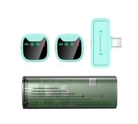 Type-C With Windproof Velvet Lavalier Microphone Electricity Visualization Noise Microphone Live Reduction Outdoor