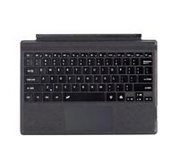 Type Cover for Microsoft Surface Pro 3/4/5/6/7, Portable Slim Wireless Bluetooth Keyboard with Touchpad, 7 Color LED Backlit Magnetic Tablet Keyboard (Black)