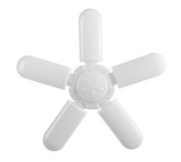 (Type D) E27 Adjustable 2/3/4/5+1 Blades Deformable LED Garage Light Bulb Workshop Ceiling Lamp for Indoor AC85-265V