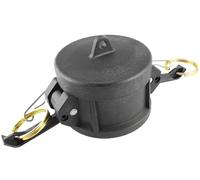Type DC Camlock Dust Cap 1.25 Inch Polypropylene PP - Cam and Groove Dust Cap Stop End for Female Coupler - Protective Camlock End Cap for Water Irrigation Chemical Fluid Transfer Hose Systems