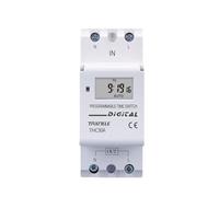 Type Din Rail 2 wire Weekly Programmable Digital TIME SWITCH Relay Timer Control AC 220V 230V 12V 24V 48V 16A 30A(220V)