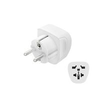 Type E And F Travel Adapter, 3 Poles, Universal, World To Europe, Blc