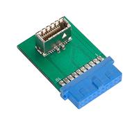 Type-E to USB 3.0 Connector,Motherboard Header Expansion Adapter,USB 3.1 A-Key 20 Pin Male Front Panel Header,Lightweight and Portable