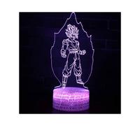 (Type H) 3D Dragon Ball Z LED Small Night Light Son Goku Table Desk Lamp Decor Kids Toys