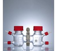 Type II MEC Microbial Reactor - Borosilicate Glass Electrolytic Cell for Hydrogen Fuel Cell | 1PCS(100ml)