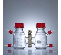 Type II Microbial Electrolytic Cell Reactor - Borosilicate Glass Bioglass Fuel Cell for Hydrogen Production | 1PCS(250ml)