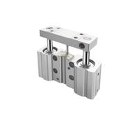 Type JMGPM Triple-Rod Low-Profile Pneumatic Cylinder JMGPM12 JMGPM16 JMGPM20 JMGPM25 JMGPM32 JMGPM40 Stroke 10-200mm(Stroke 100mm,JMGPM12)