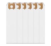 Type LW HEPA Vacuum Cleaner Bags for Oreck Magnesium Upright Vacuum, 6 Pack Odor Fighting Part Numbers LWPK6OH LWPK25OH LWPK3OH, White