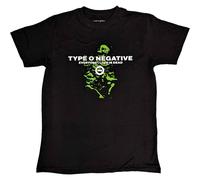 Type O Negative Men's Everyone I Love Is Dead Cotton T-Shirt in Black | Size: Medium Type O Negative Black M